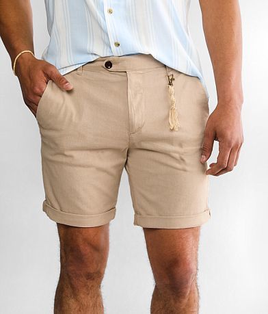 Jack&Jones® Sky Linen Cuffed Short front view