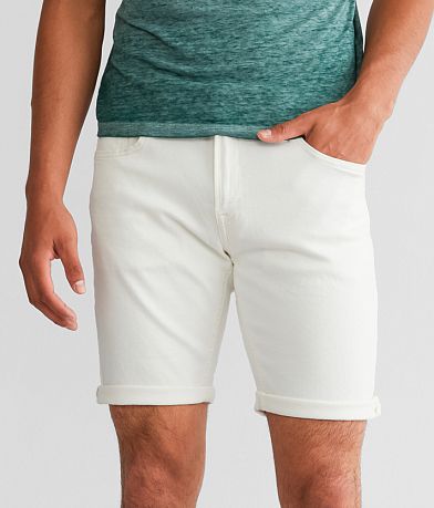 Jack&Jones® Sky Linen Cuffed Short - Men's Shorts in White Pepper