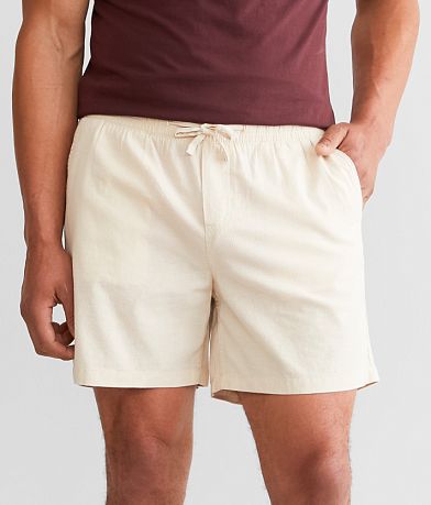 Jack&Jones® Sky Linen Cuffed Short - Men's Shorts in White Pepper