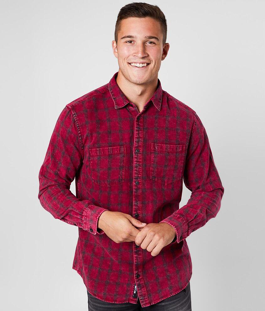 Only &#38; Sons Olsen Plaid Shirt front view