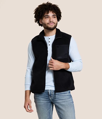 Only & Sons Dallas Life Sherpa Vest front view