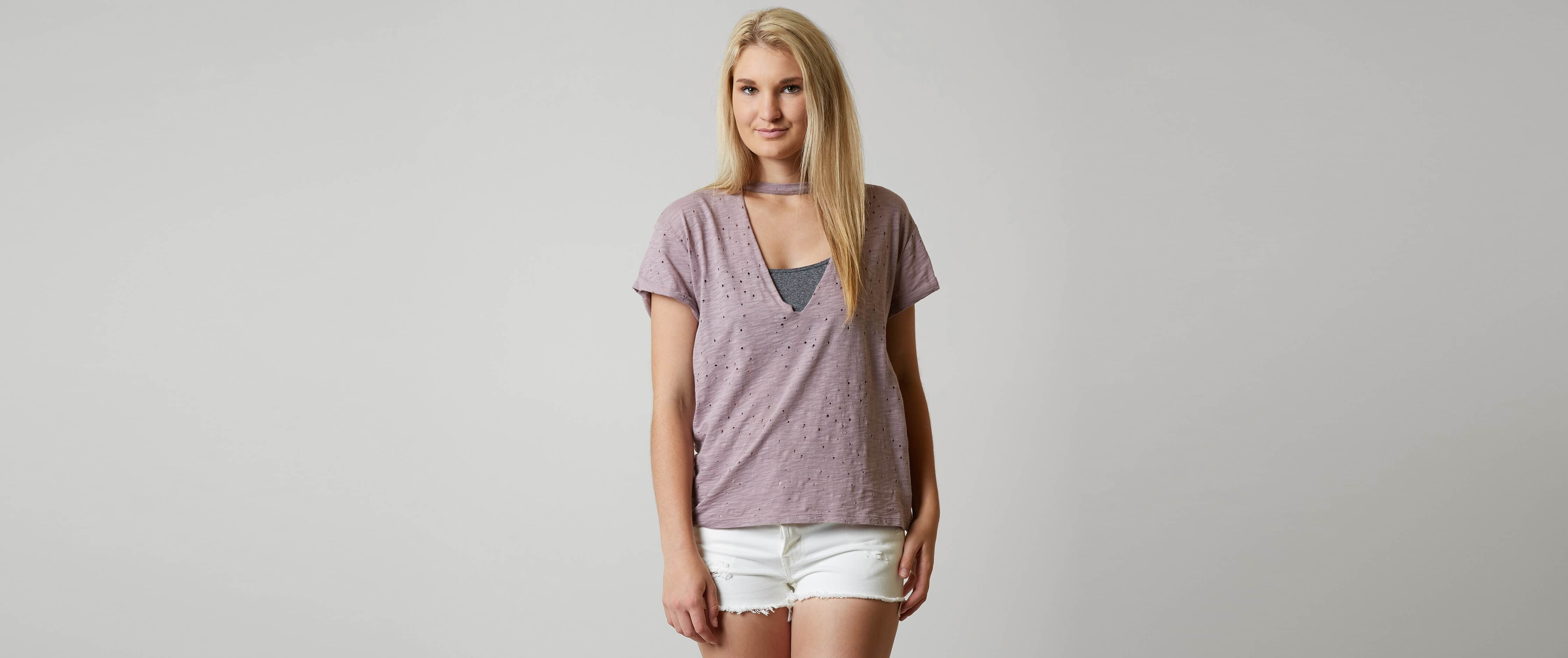 Image of Gilded Intent Deep V T-Shirt