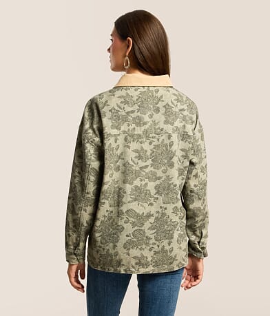 Floral Canvas Jacket thumbnail 4