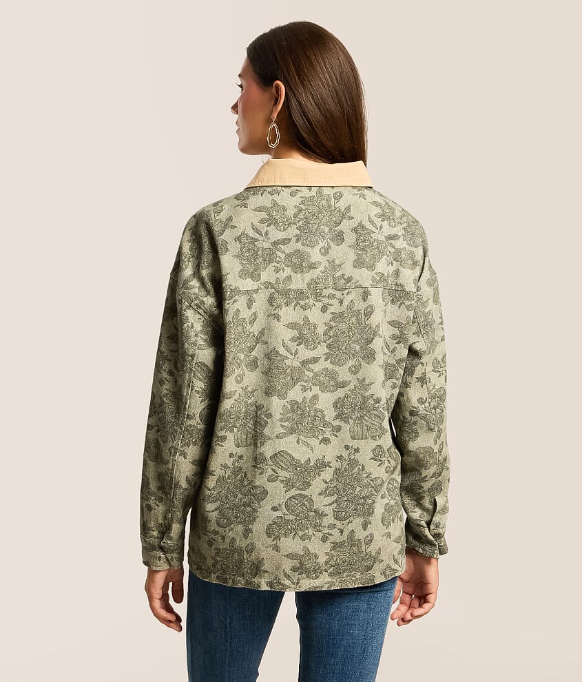 Floral Canvas Jacket