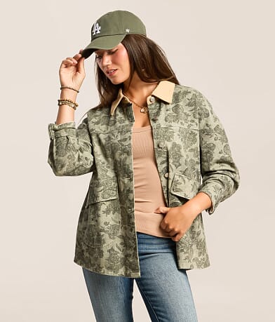 Floral Canvas Jacket