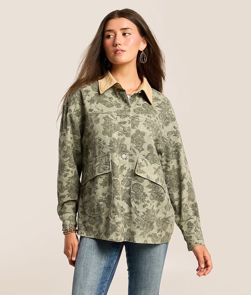 Floral Canvas Jacket