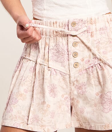 Pleated Floral Short thumbnail 6