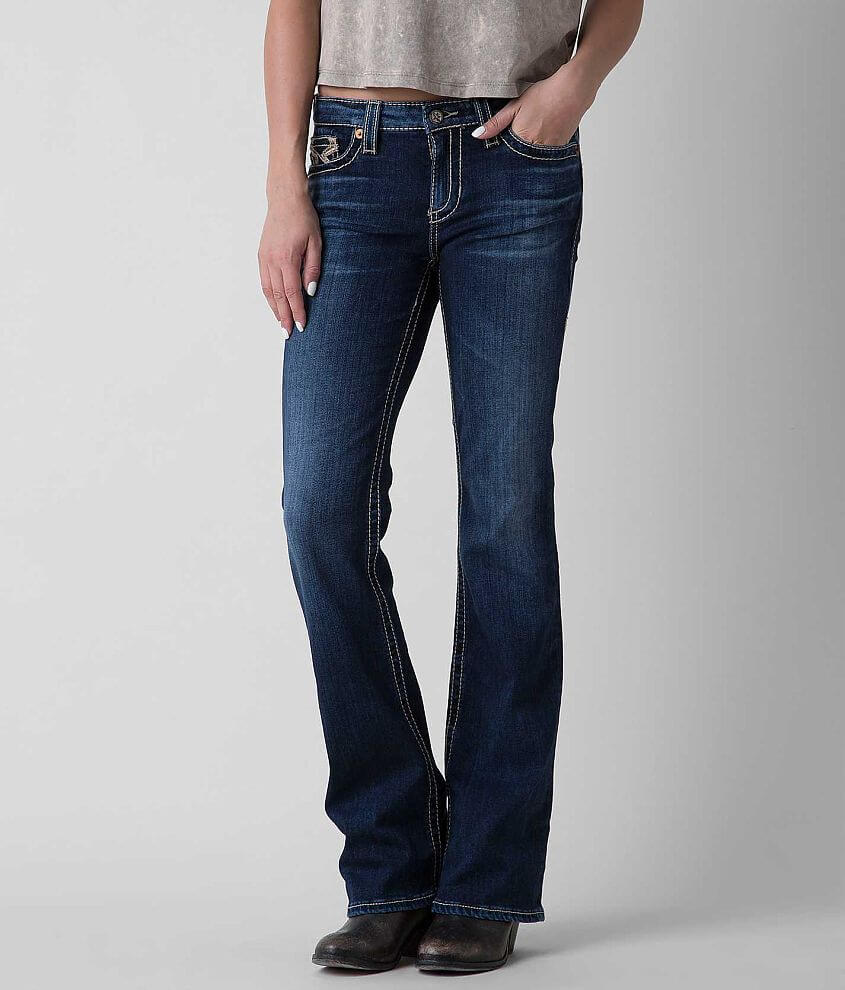 Maddie Mid Rise Bootcut Jeans, Denim