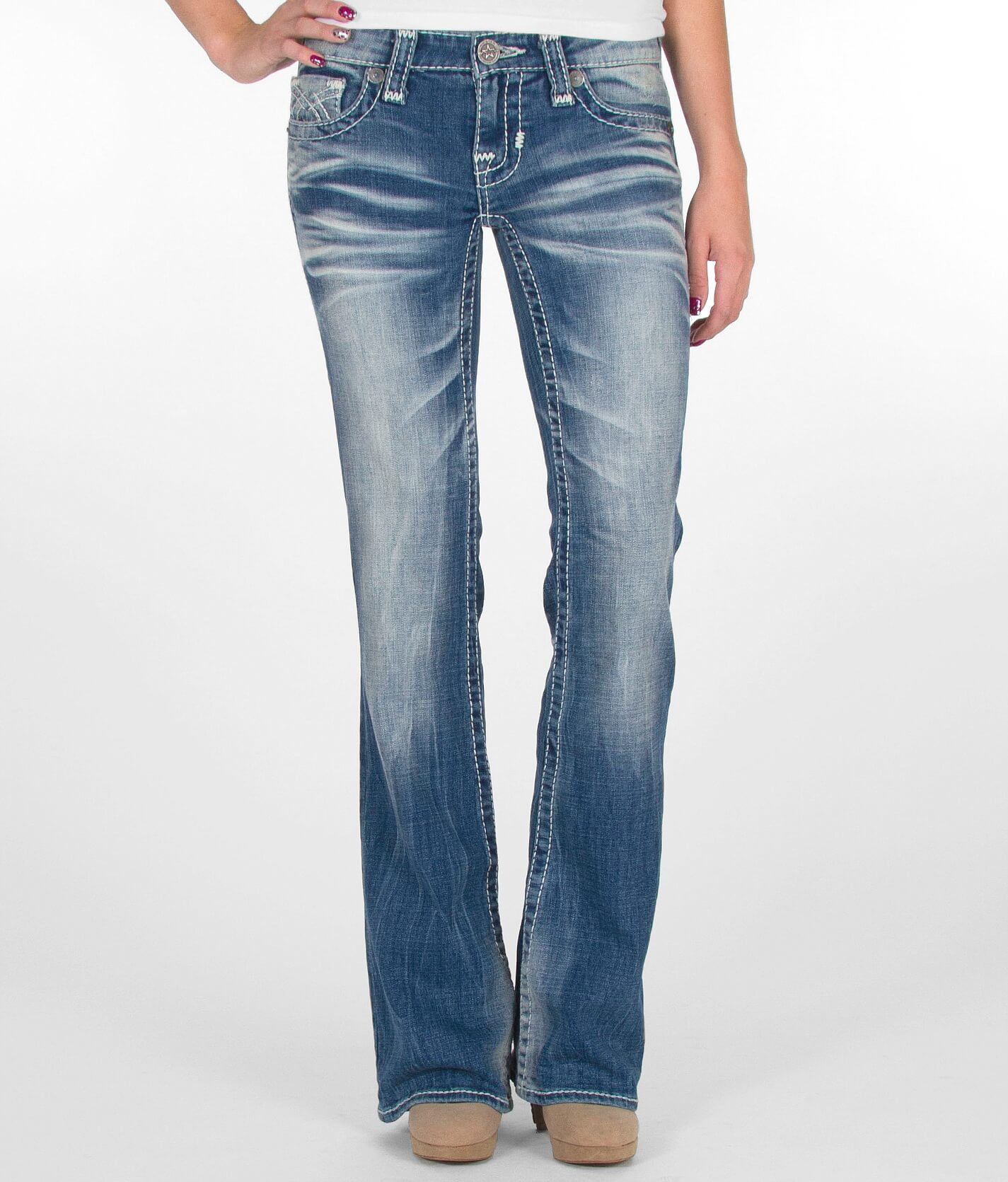 full length straight leg jeans