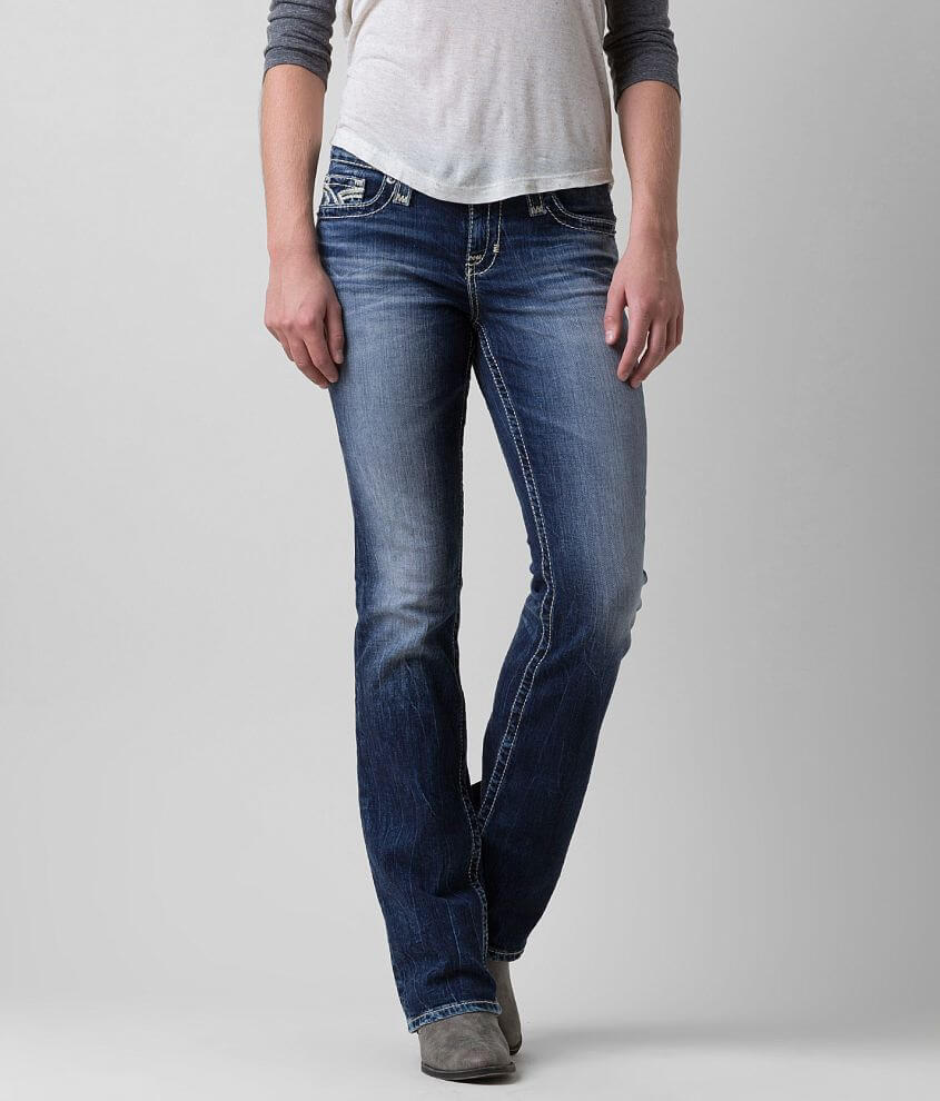 Maddie Mid Rise Bootcut Jeans, Denim