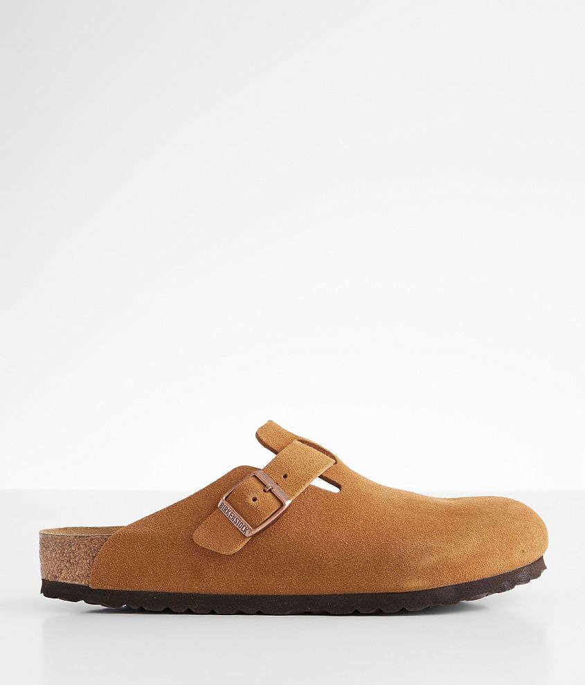 Birkenstock&#174; Boston Soft Suede Clog front view