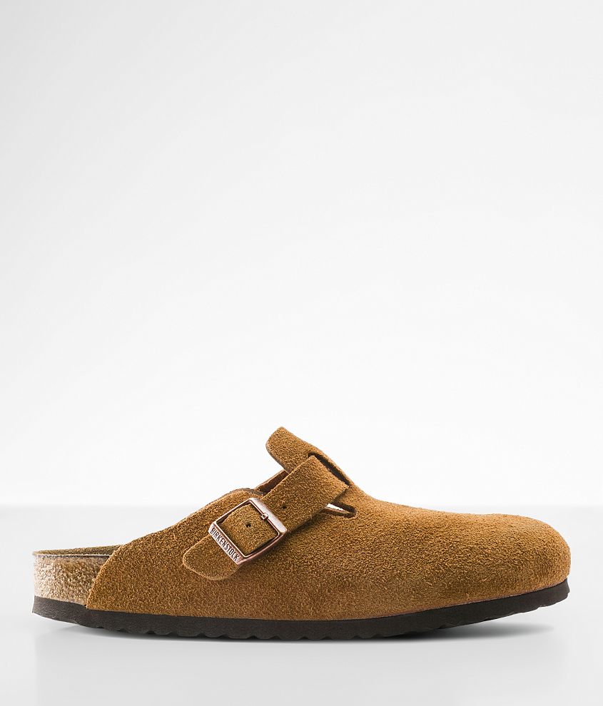 Birkenstock&#174; Boston Soft Suede Clog front view