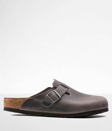 Birkenstock® Boston Soft Leather Clog front view
