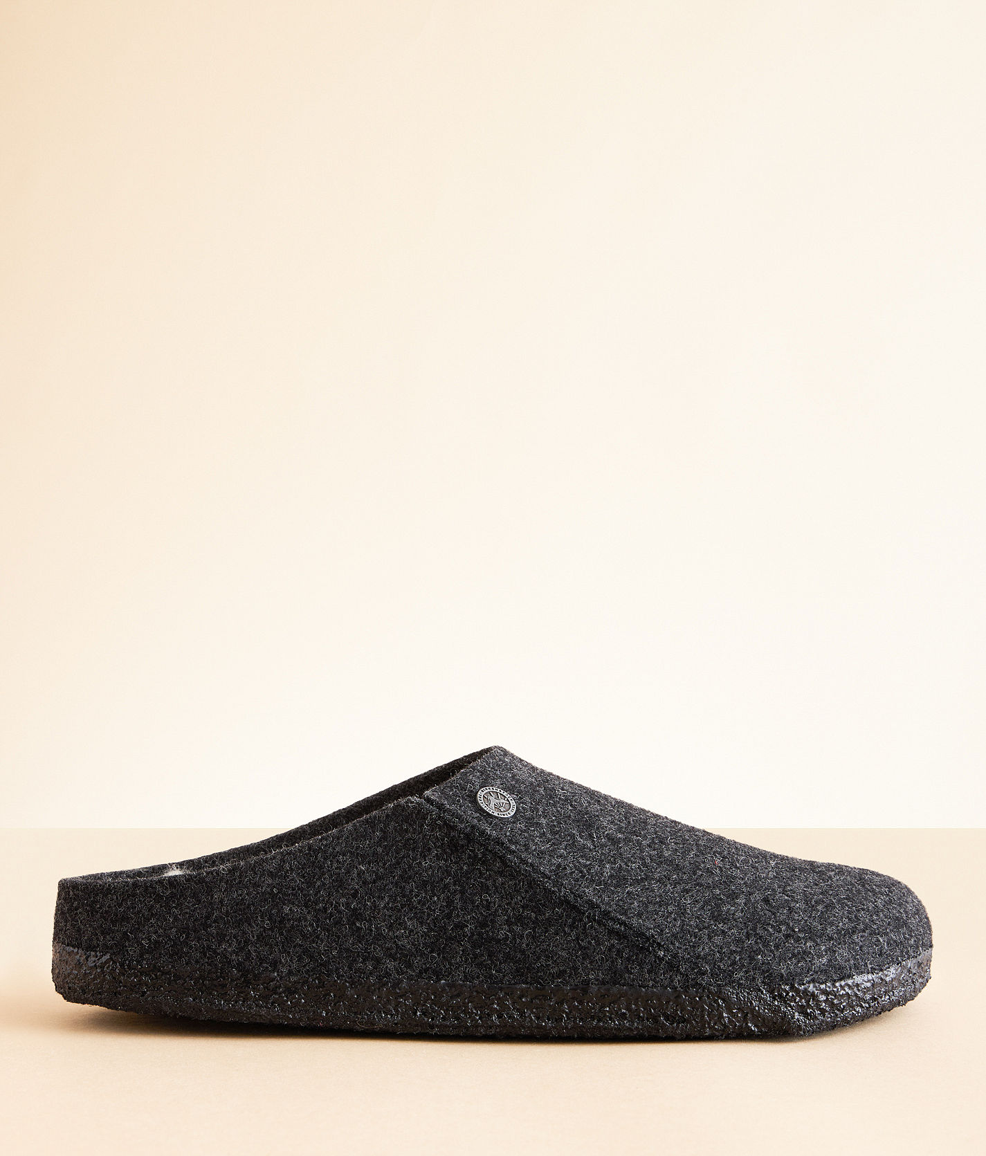Birkenstock Zermatt Slippers Men Wool Felt Shearling Charcoal EU 45 US 12 Birkenstock Zermatt Shearling Wool House Shoe | Anthracite  main image 4