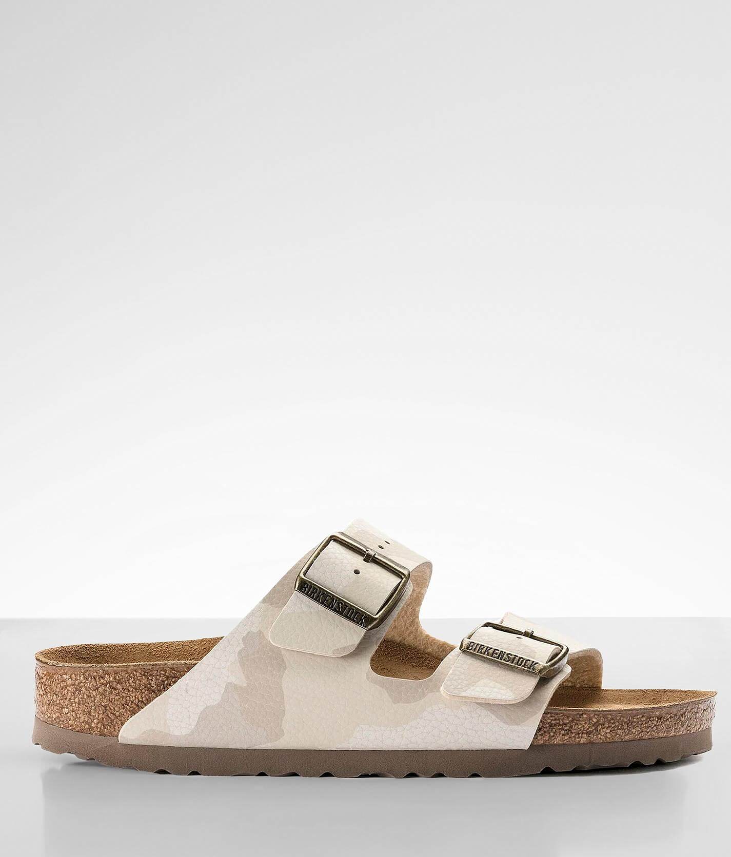 camo birkenstocks women's