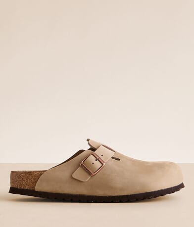 Birkenstock® Boston Soft Leather Clog front view