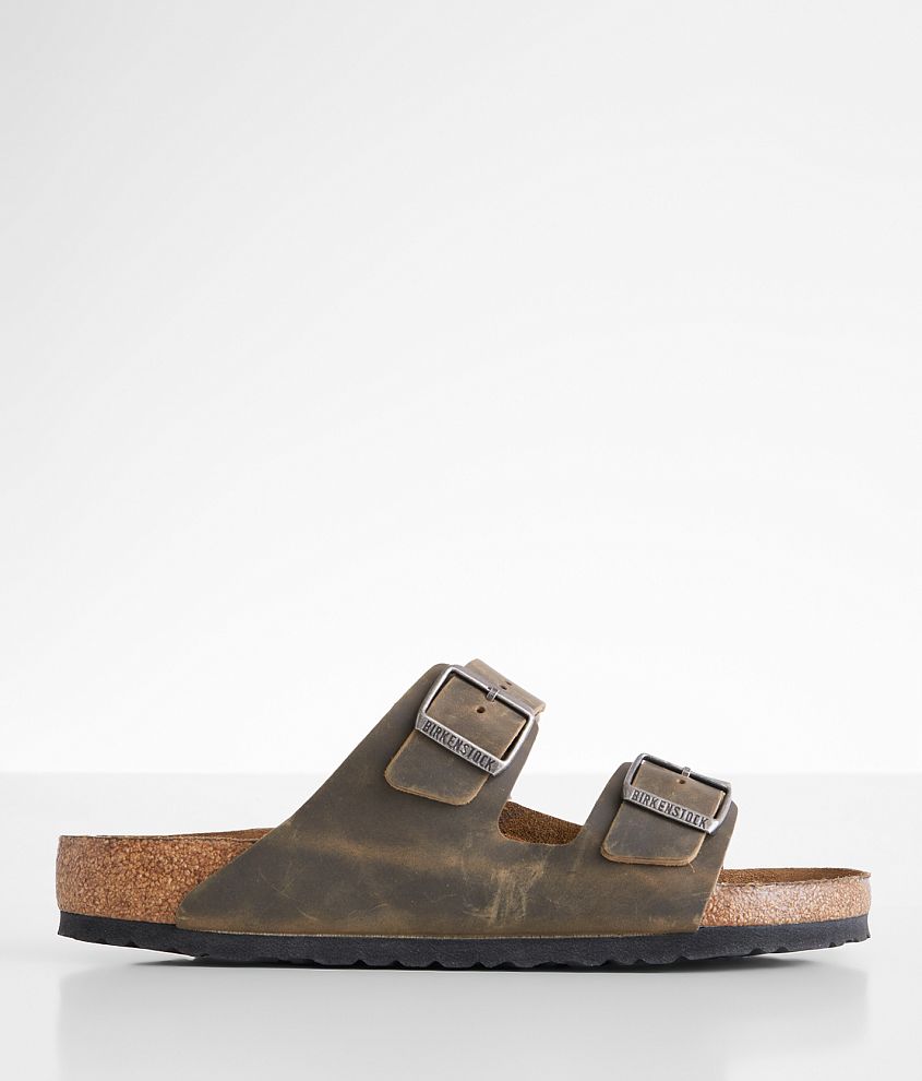 Birkenstock&#174; Arizona Soft Oiled Leather Sandal front view