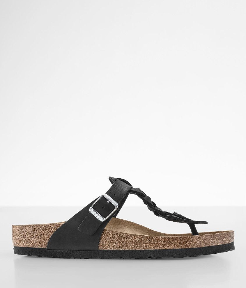 Birkenstock&#174; Gizeh Leather Sandal front view