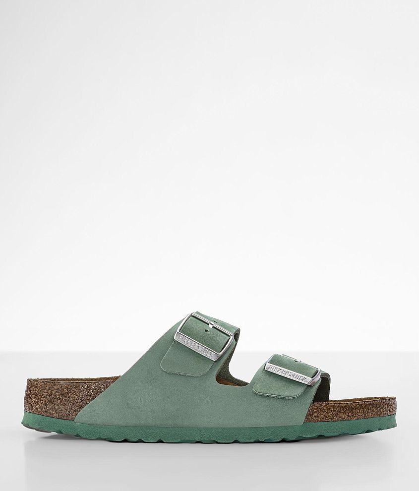 Birkenstock&#174; Arizona Nubuck Leather Sandal front view