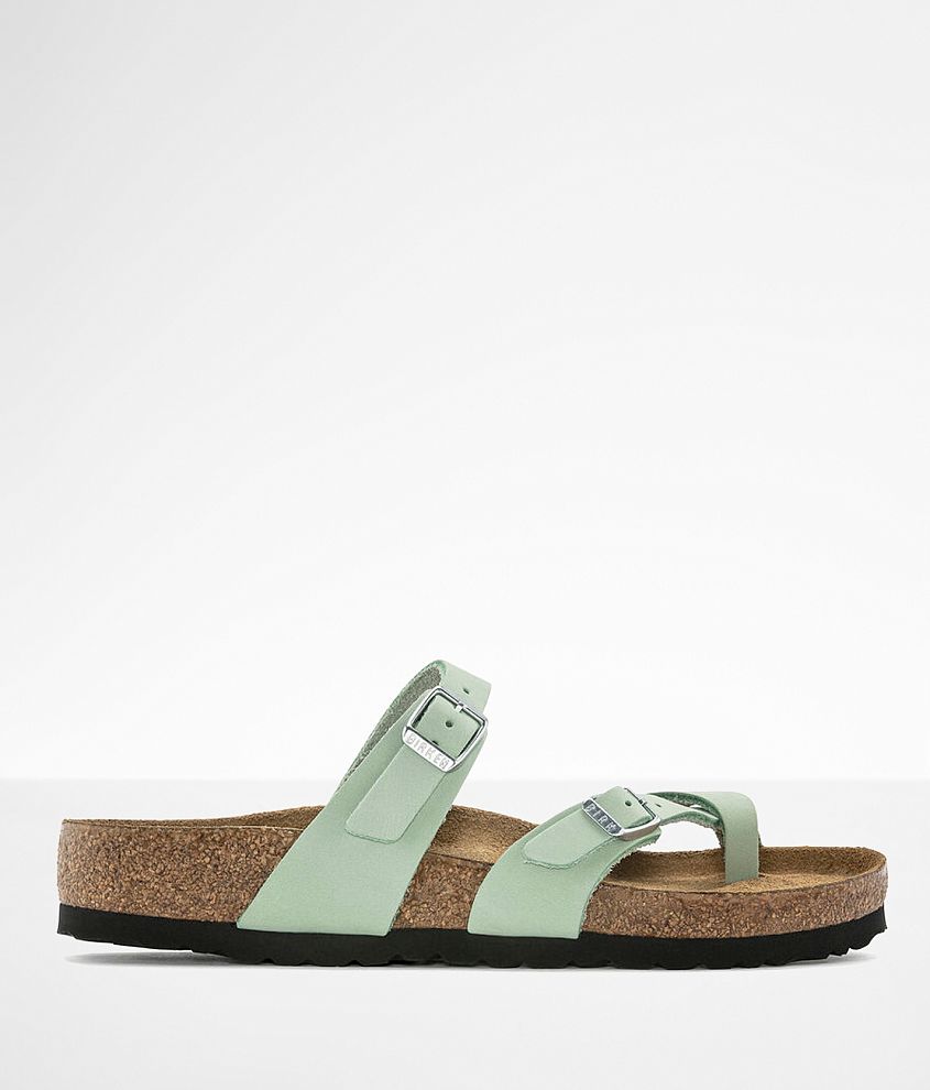 Birkenstock&#174; Mayari Soft Nubuck Leather Sandal front view