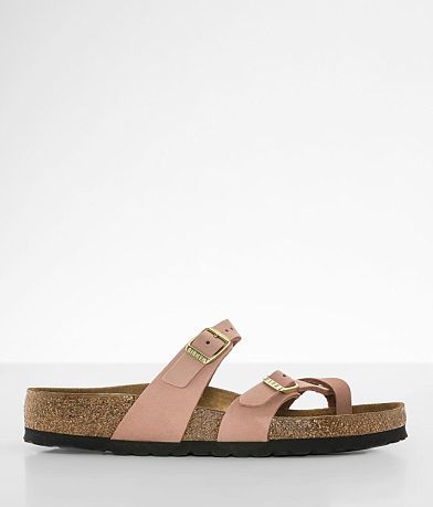 Birkenstock® Mayari Soft Nubuck Leather Sandal front view
