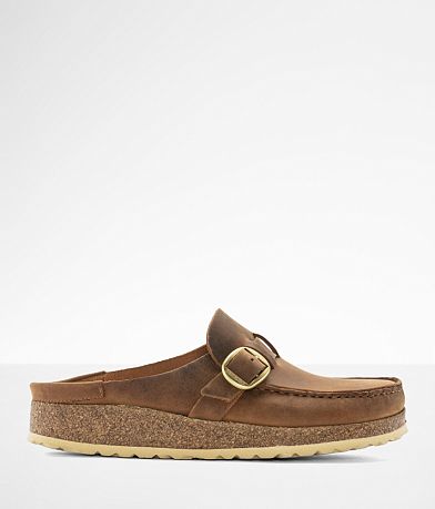 Birkenstock® Buckley Oiled Leather Mule front view