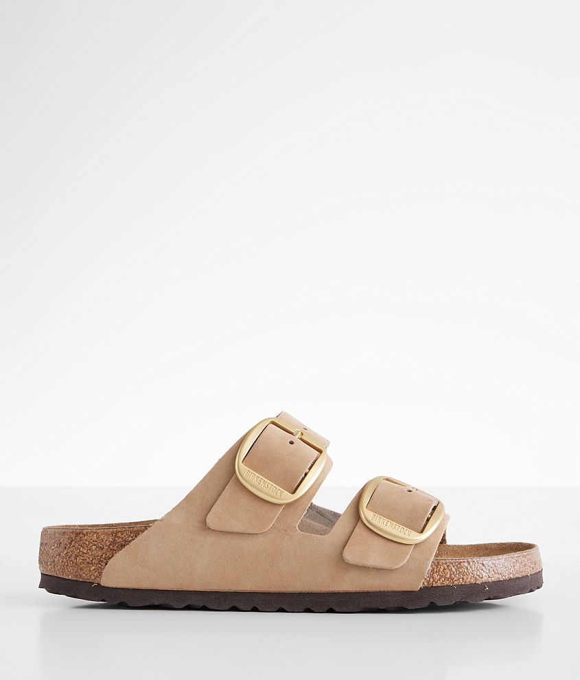 Birkenstock&#174; Arizona Nubuck Leather Sandal front view