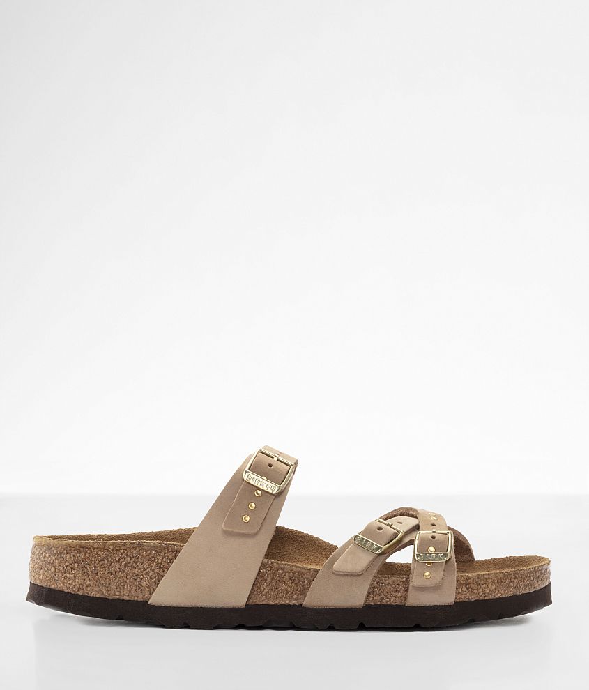 Birkenstock Franca Leather Sandal Women s Shoes in Sandcastle