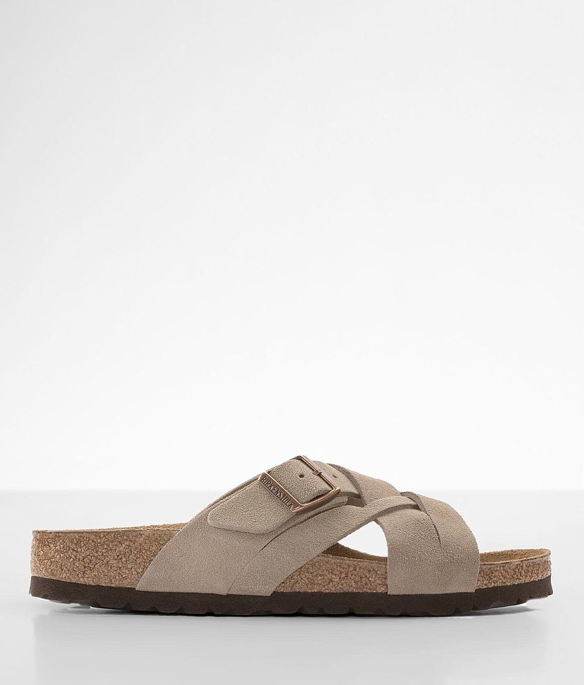Birkenstock&#174; Lugano Leather Sandal front view