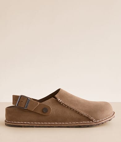Birkenstock® Lutry 365 Suede Clog front view