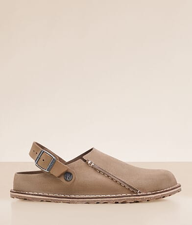 Birkenstock® Lutry 365 Suede Clog front view