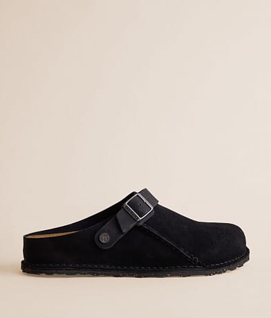 Birkenstock® Lutry Suede Clog front view