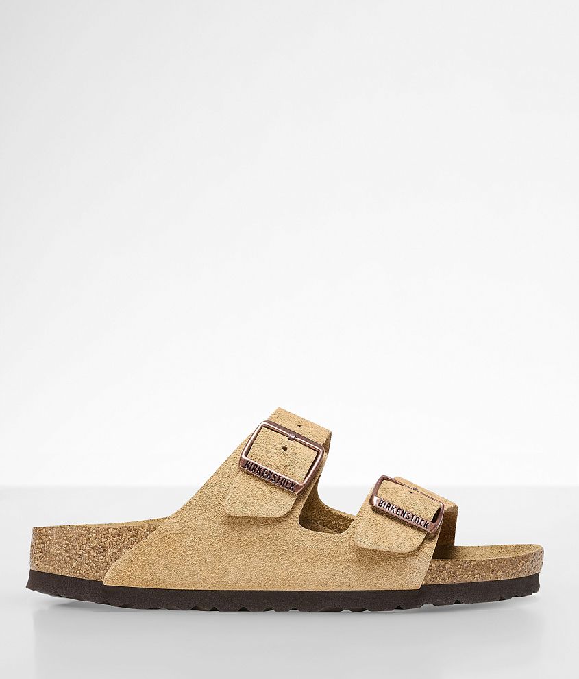 Birkenstock&#174; Arizona Soft Suede Sandal front view