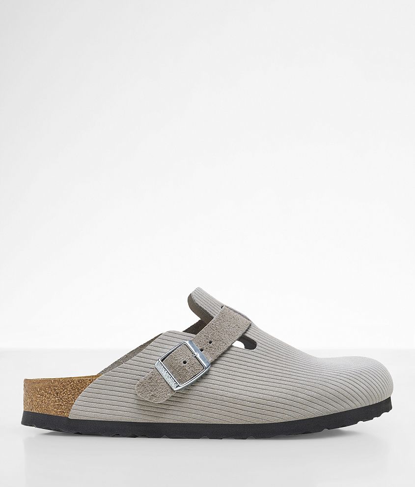 Birkenstock&#174; Boston Suede Clog front view