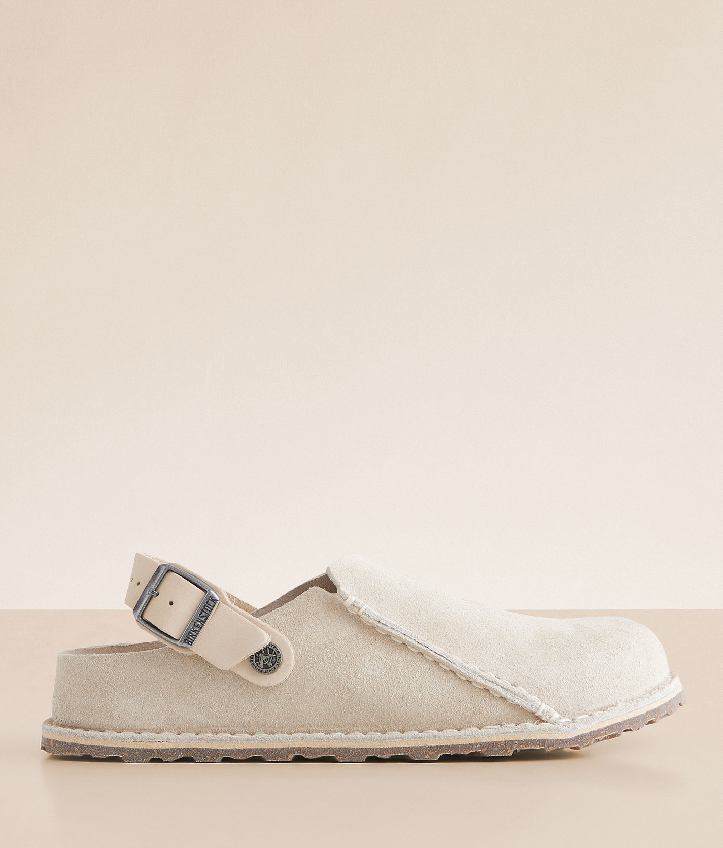 Birkenstock Lutry Premium Suede Clog Shoes Eggshell 1026346 Womens 9 Mens 7 NWB Birkenstock Women main image 3