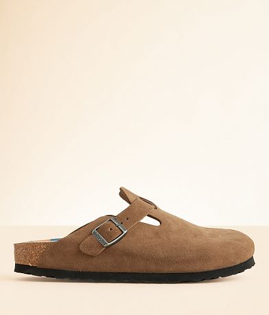 Birkenstock® Boston Soft Suede Clog front view