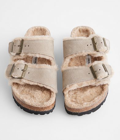 Birkenstock&#174; Arizona Suede Shearling Sandal MISC_DETAIL_3
