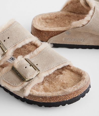 Birkenstock&#174; Arizona Suede Shearling Sandal MISC_DETAIL_4