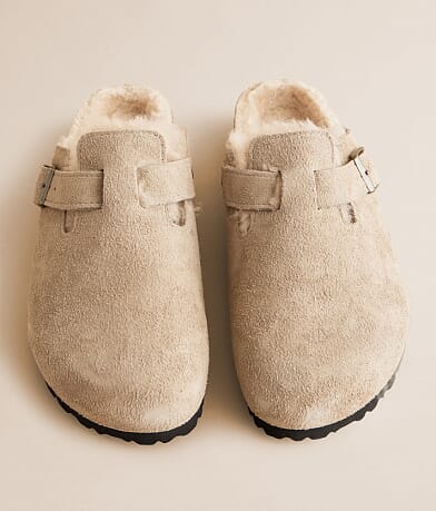 Boston Suede Shearling Clog thumbnail 5