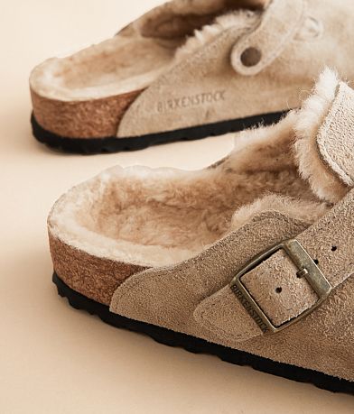 Birkenstock&#174; Boston Suede Shearling Clog MISC_DETAIL_4