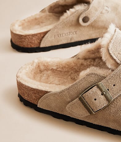 Boston Suede Shearling Clog thumbnail 6