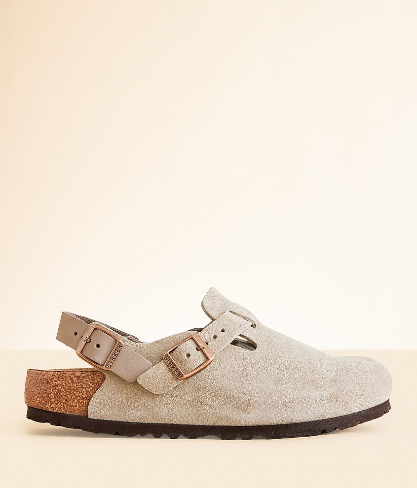 Birkenstock&#174; Tokio Suede Clog front view