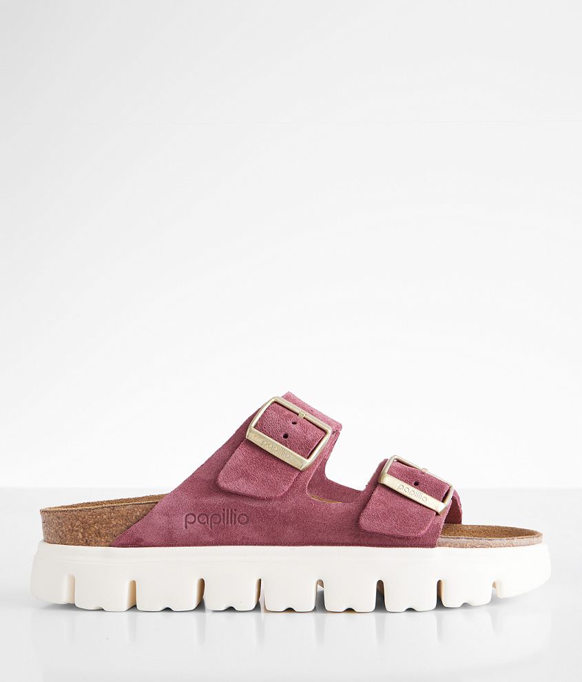 Papillio by Birkenstock&#174; Arizona Chunky Suede Sandal front view