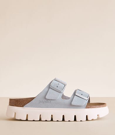 Papillio by Birkenstock® Arizona Chunky Suede Sandal front view