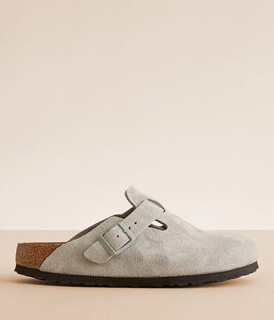Birkenstock® Boston Soft Suede Clog front view
