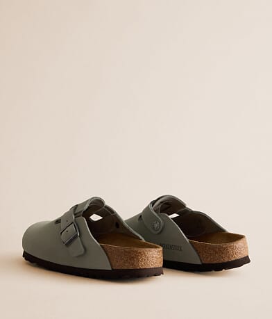 Boston Oiled Leather Clog thumbnail 4