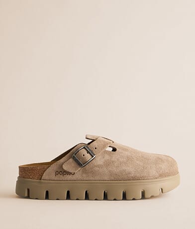 Boston Chunky Suede Clog