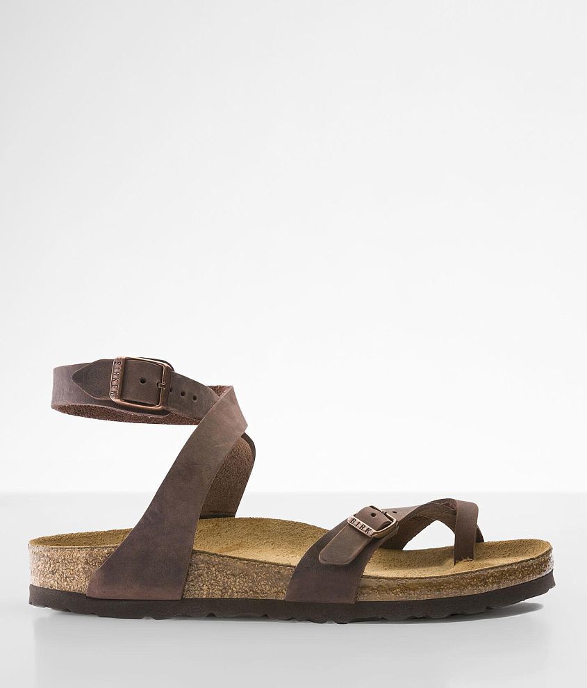 Birkenstock Yara Oiled Leather Sandal Women s Shoes in Habana Buckle