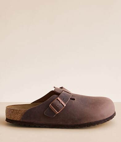 Birkenstock® Boston Soft Oiled Leather Clog front view