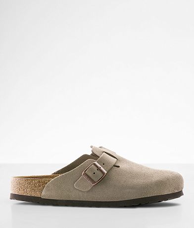 Birkenstock® Boston Soft Suede Clog front view